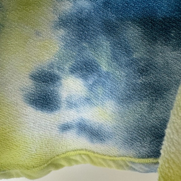 Anthropologie Current Air‎ Madeira Tie Dye Sweatshirt Size Small Crop Button - Picture 8 of 10